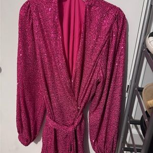 Buddy Love Adeline Dress in Fuchsia